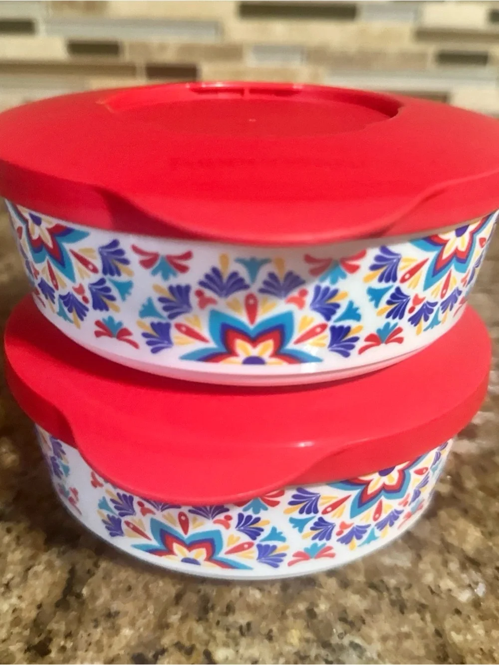Tupperware Costa Del Sol Dessert Cups 350 ml - 1 1/4 cups